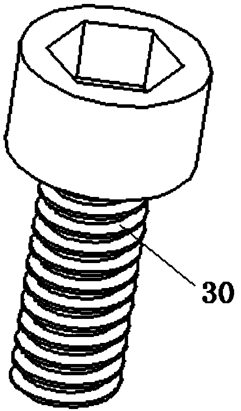 Ball and socket joint filling bone block