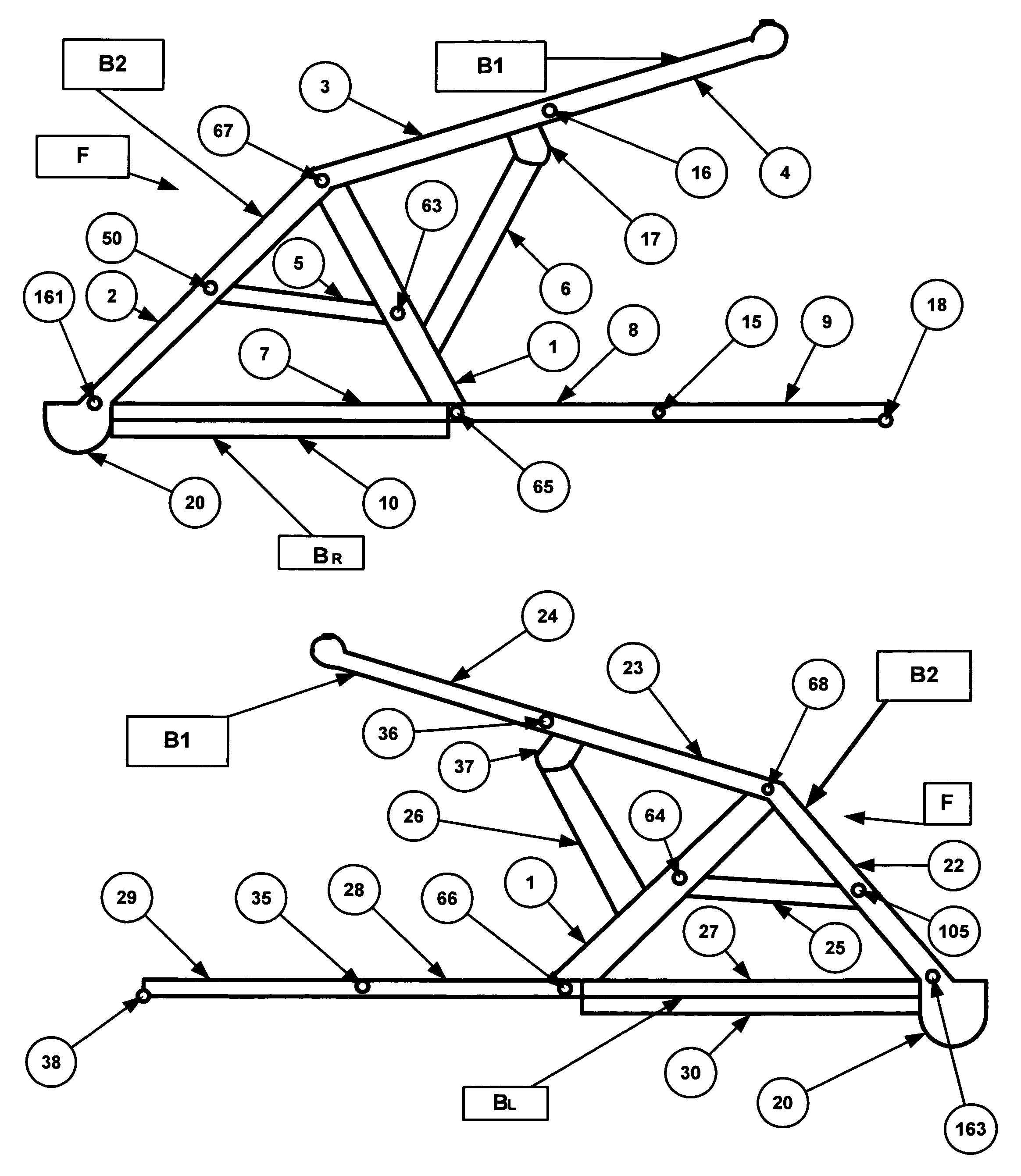 Virtual walker apparatus