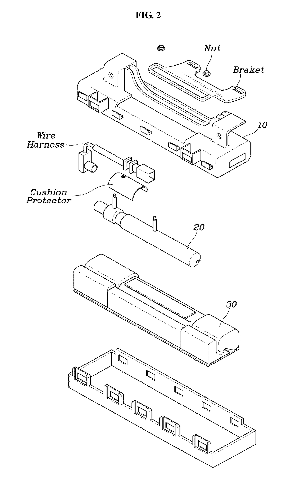 Occupant ankle protection apparatus for vehicle