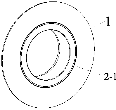 Collector air inlet device of centrifugal fan