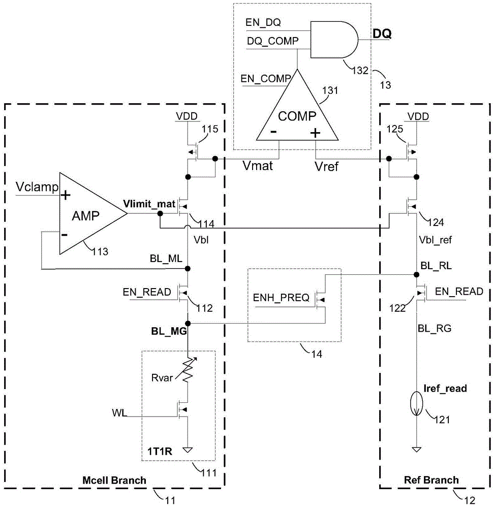 A kind of rram sensitive amplifier