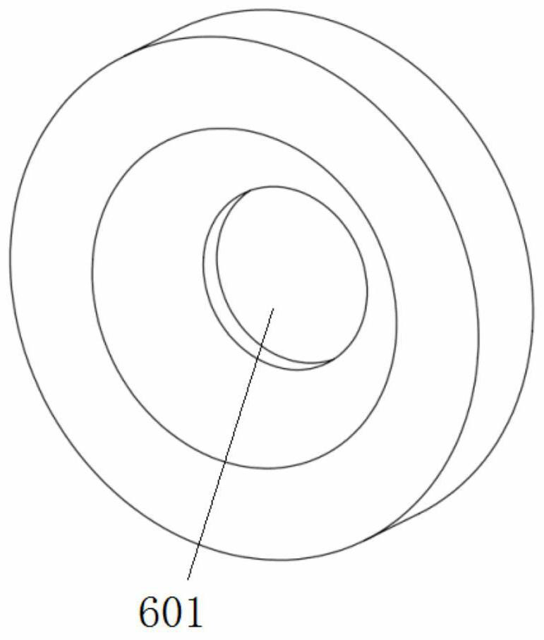 A laser processing device for a parabolic streamline hole