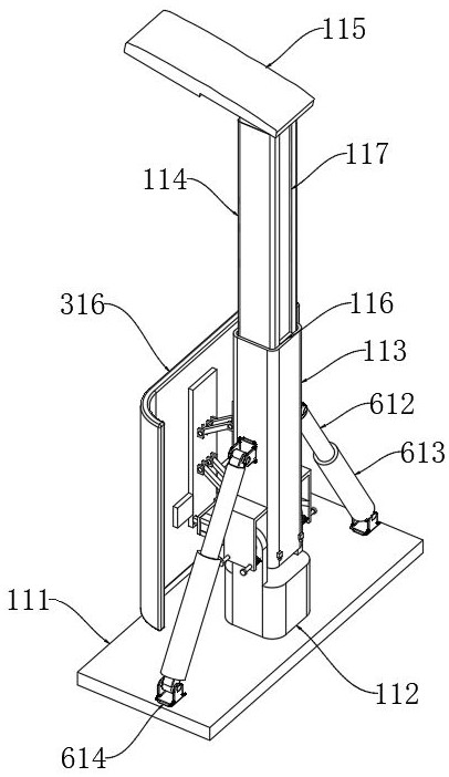 Smart city street lamp with high-strength supporting effect