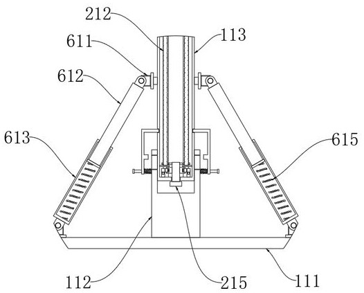 Smart city street lamp with high-strength supporting effect