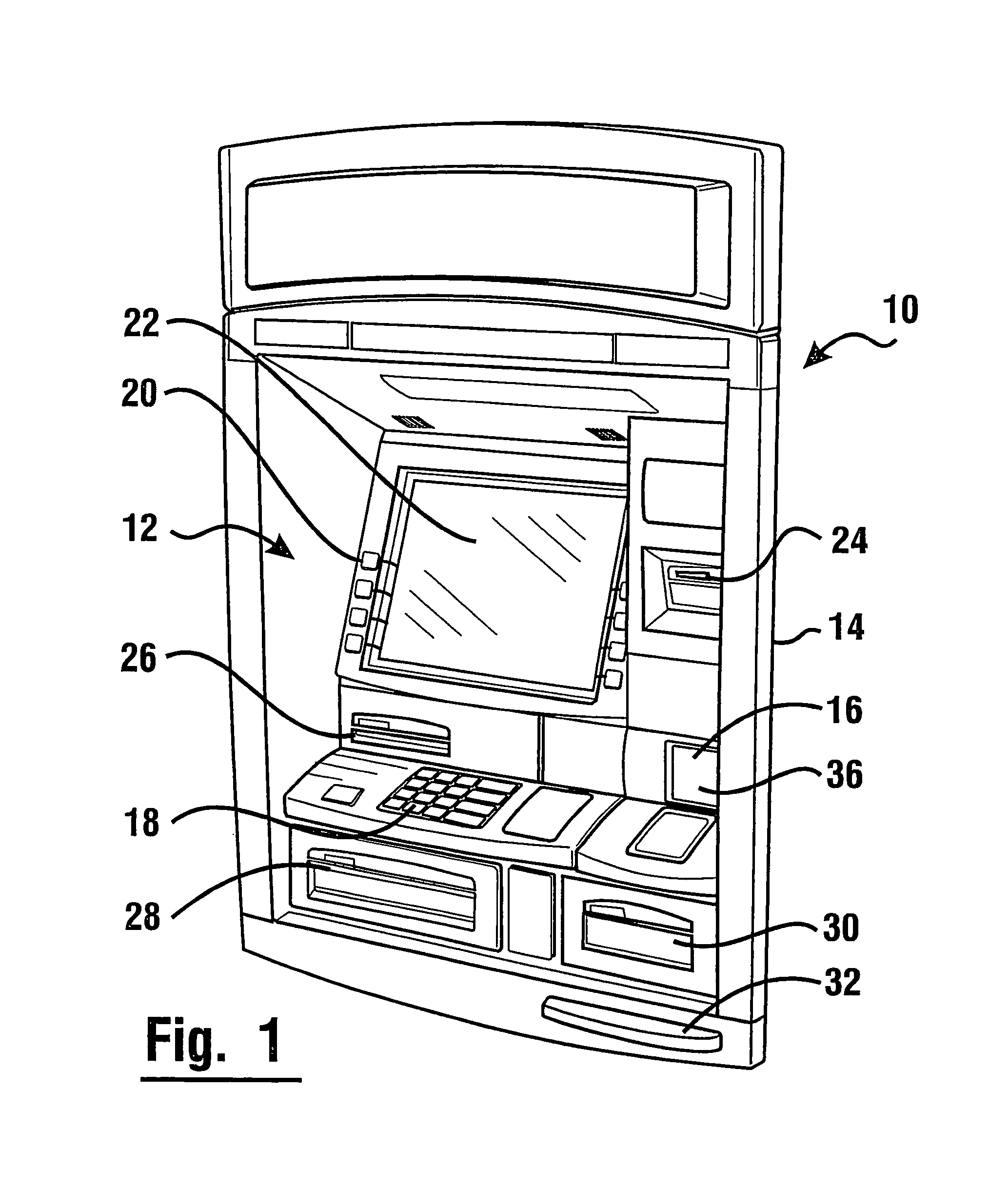 Automated banking machine with noncontact reading of card data