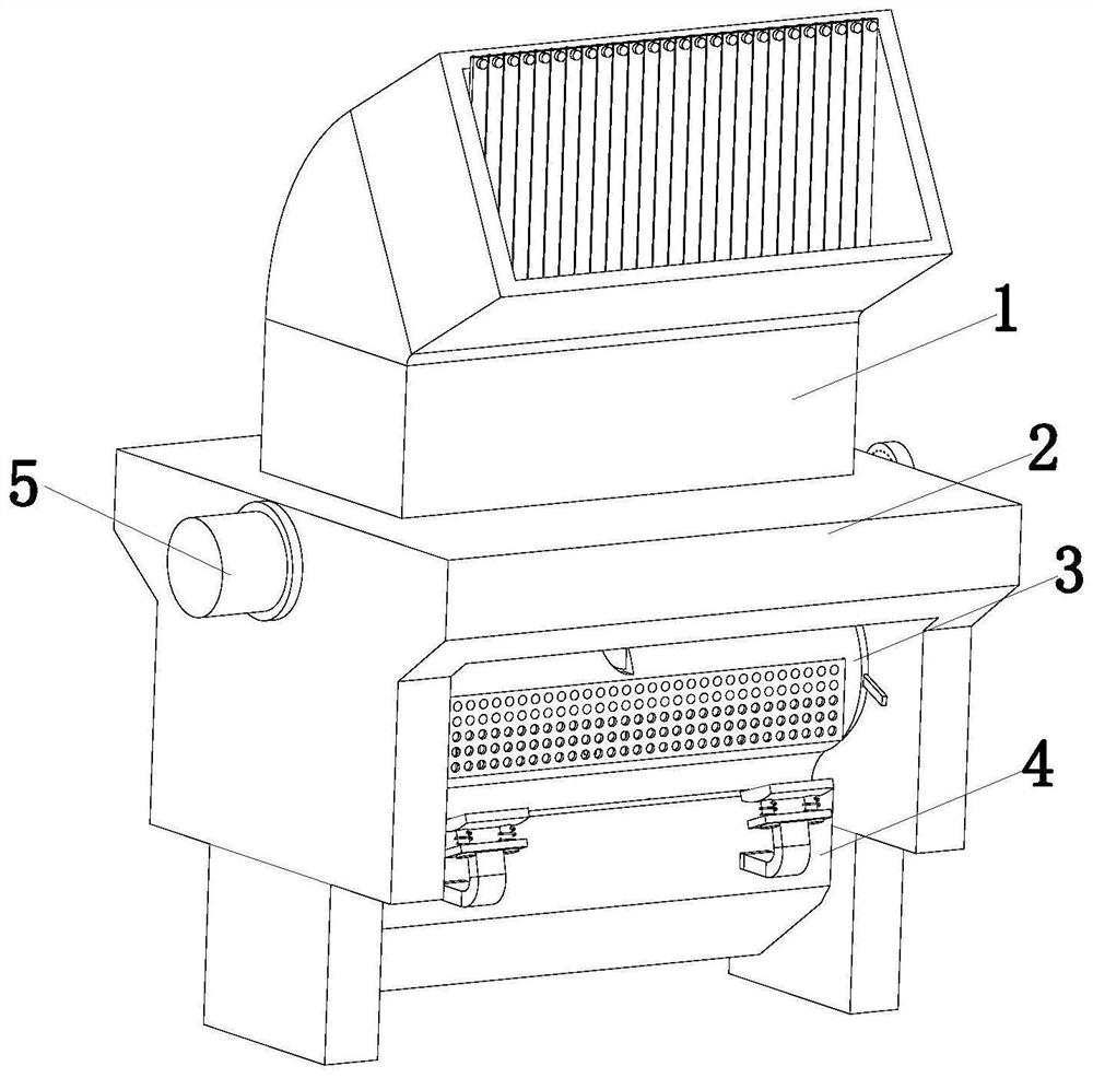 Automatic processing system and processing technology for raw materials for preparing pig feed