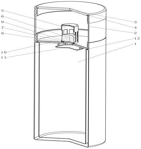 Magnetically sealed double-body vacuum cup