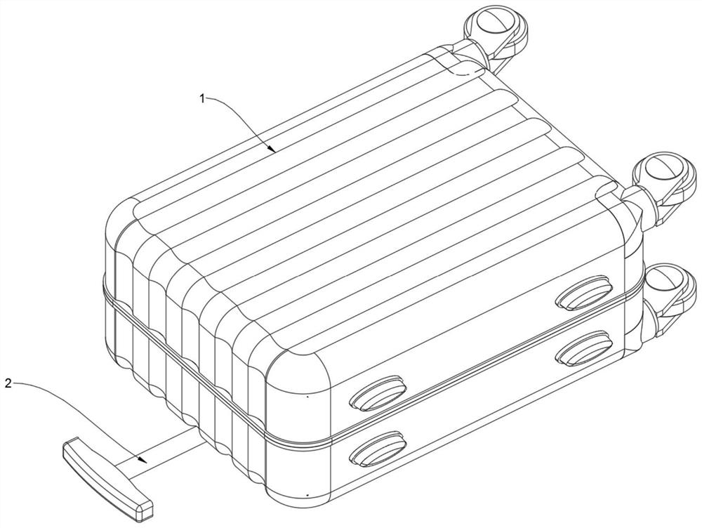 Split type draw-bar box and method