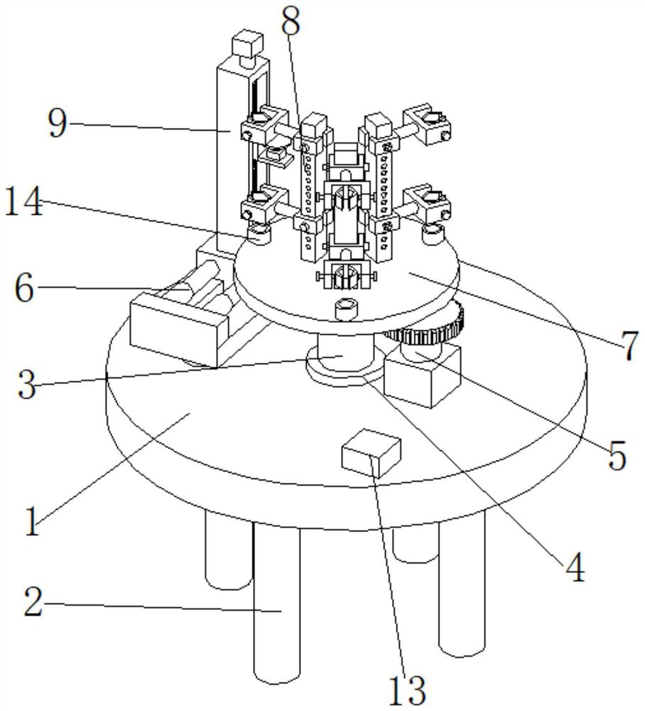 Electrode bar horizontal cutting device for electrolytic aluminum