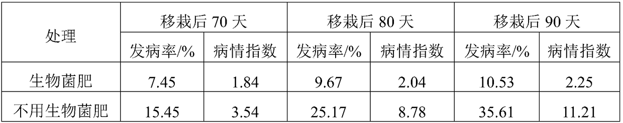 Biological bacterial fertilizer for preventing flue-cured tobacco root rot and improving soil and preparation and application thereof