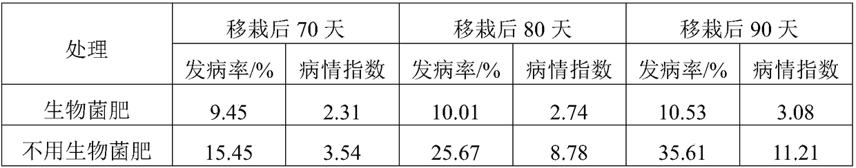 Biological bacterial fertilizer for preventing flue-cured tobacco root rot and improving soil and preparation and application thereof