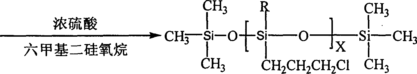 Production of Redix with siloxane structural unit