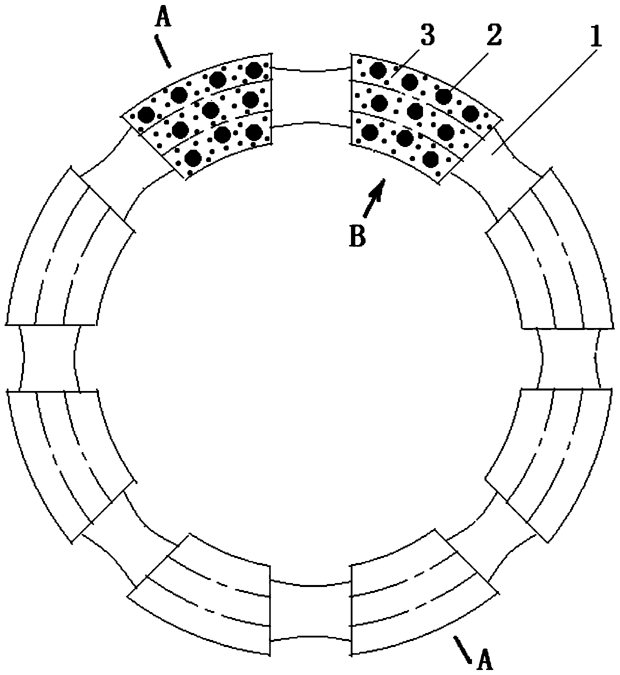 3D printing method of diamond drill bit with grinding aid structure