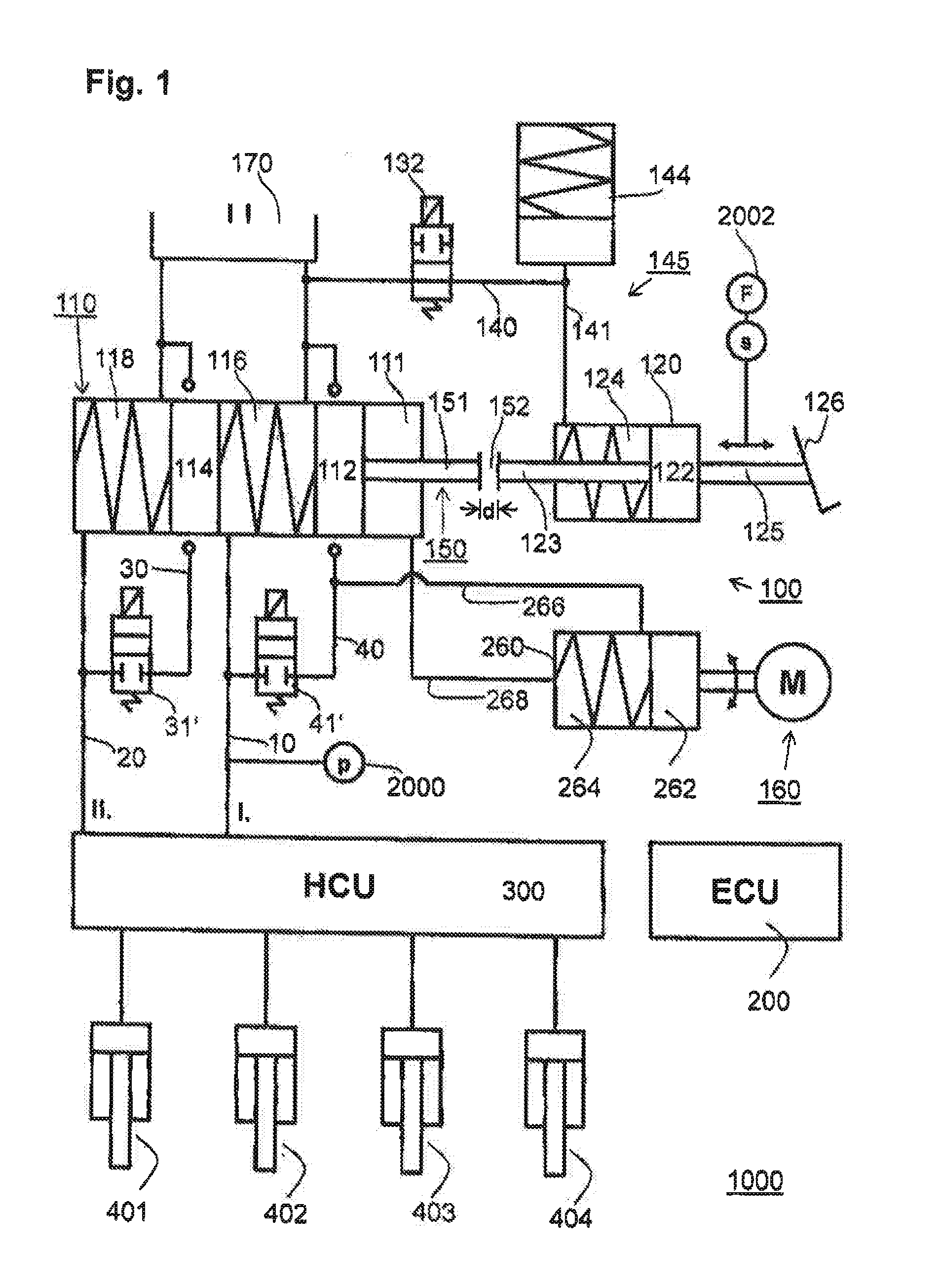 Electro-hydraulic Motor Vehicle Brake System And Method For The Operation Thereof