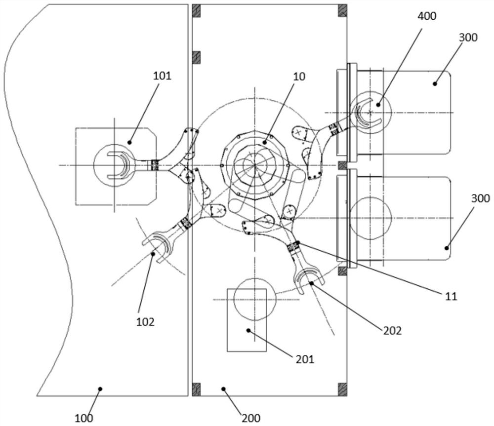 Detection method used for manipulator handover and detection device