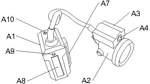 Underground wireless video miner light system