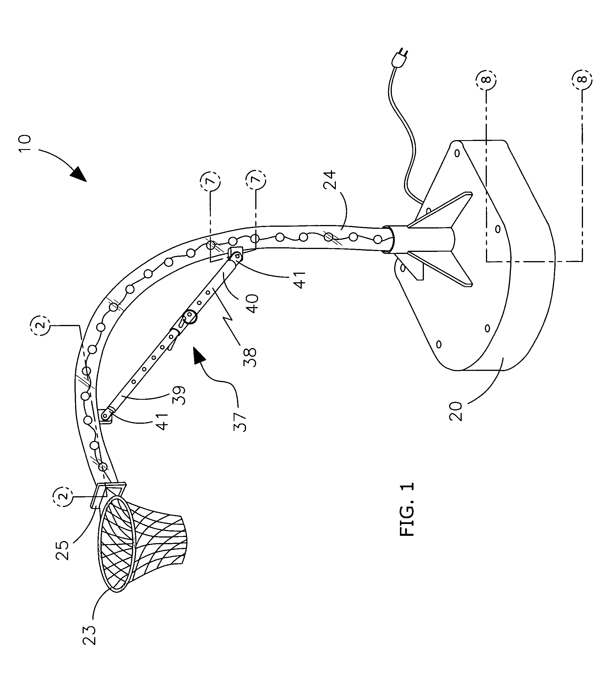 Illuminable basketball rim assembly and associated method