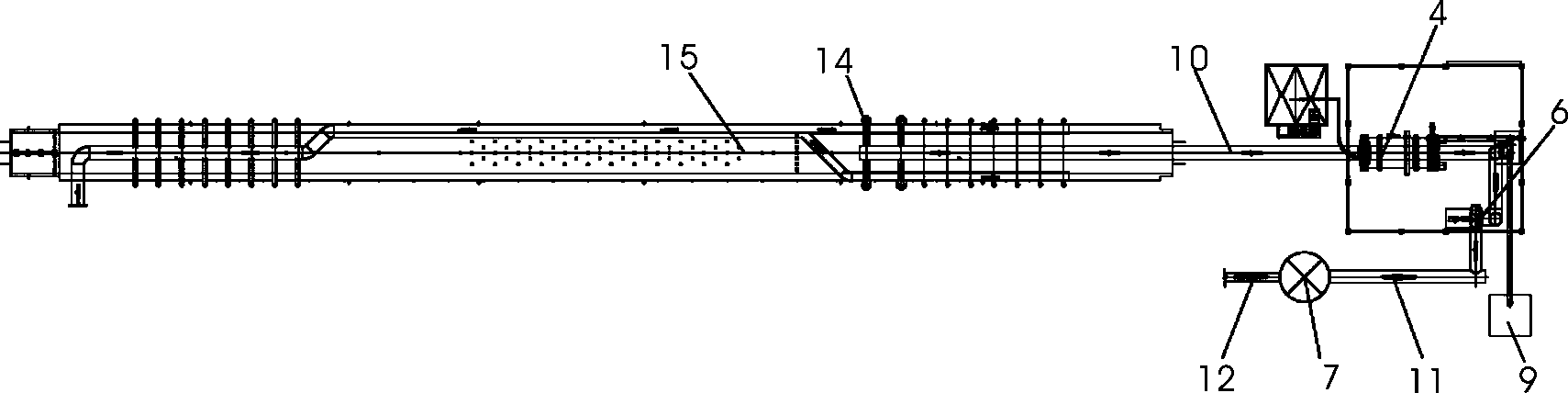 Process for producing brick by waste heat drying sludge from sintered brick production line tunnel kiln