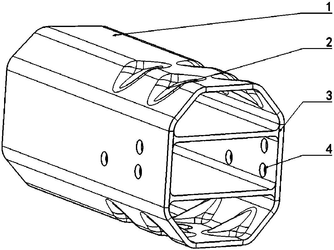 Crash box, anti-collision beam and electric automobile