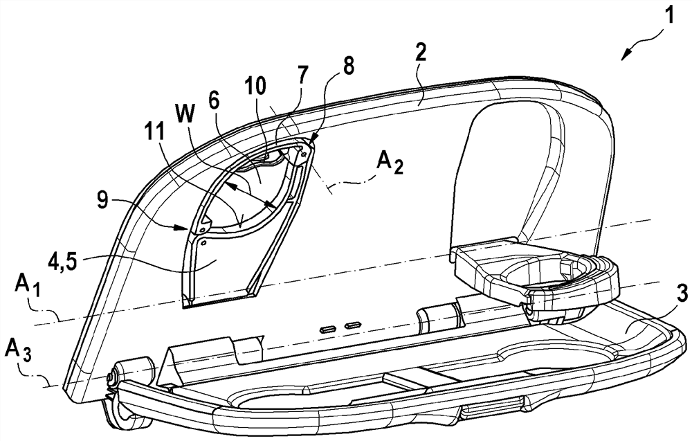 Table with variable diameter object holder