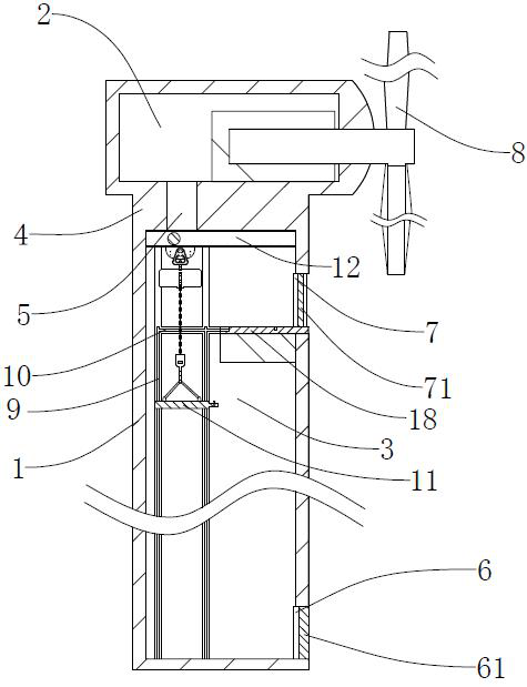 Wind power generation tower