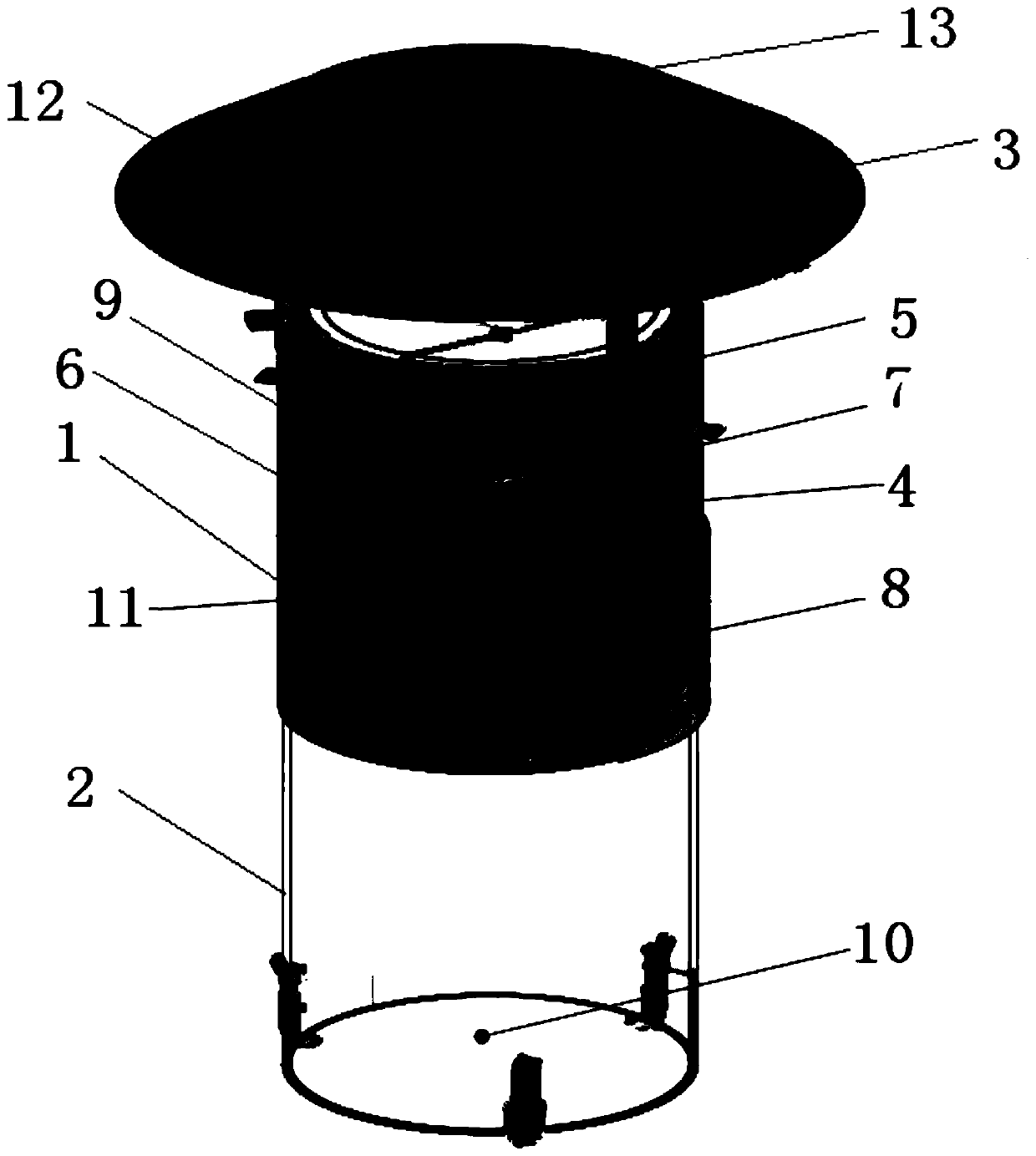 Accurate monitoring equipment, system and method for bactrocera dorsalis hendel