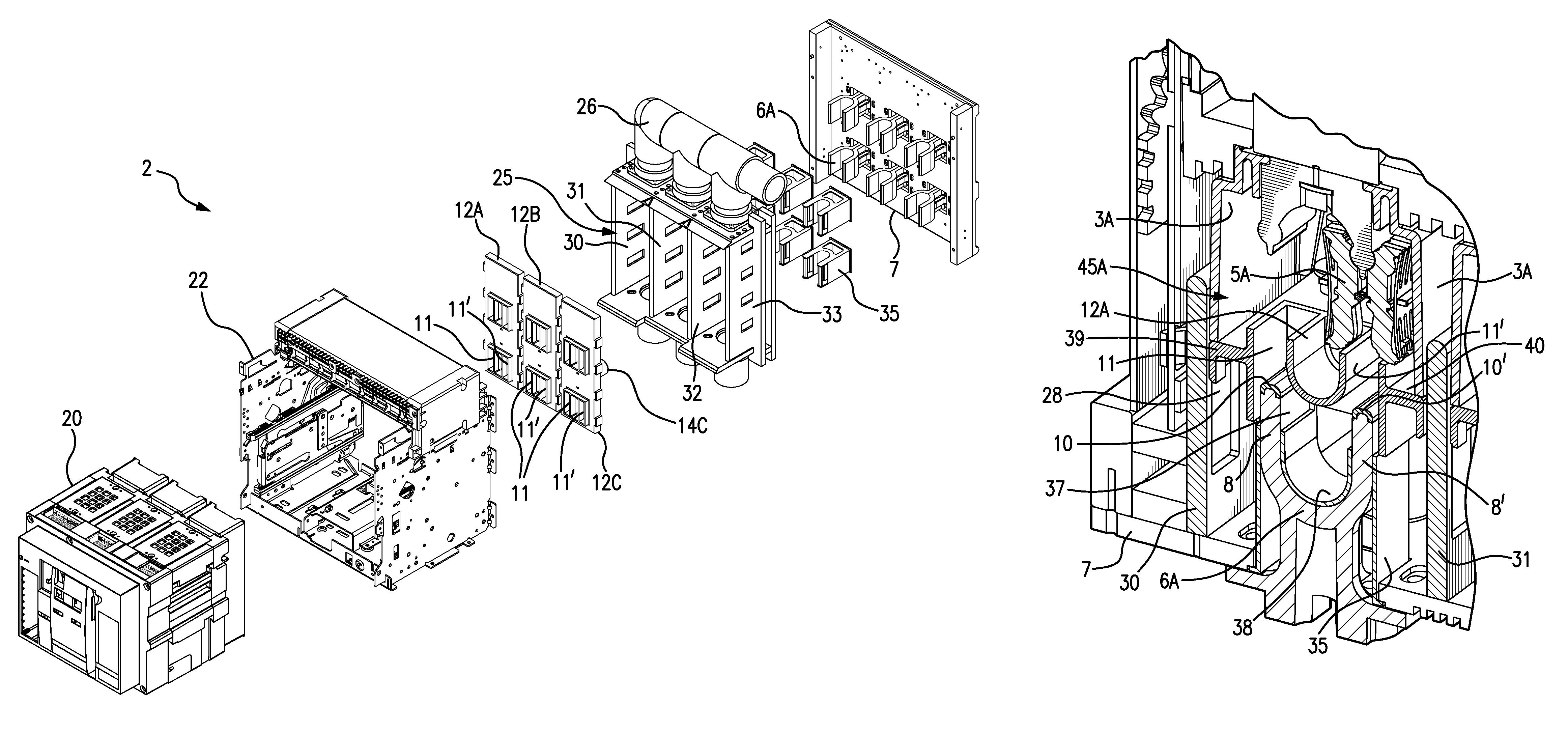 Arc resistant shutters