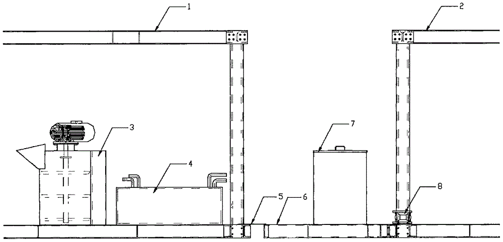 Split type secondary grouting system of shield tunneling machine