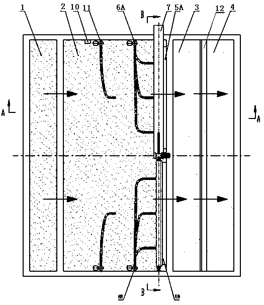 Returning back suction type fiber filter and sewage treatment method thereof