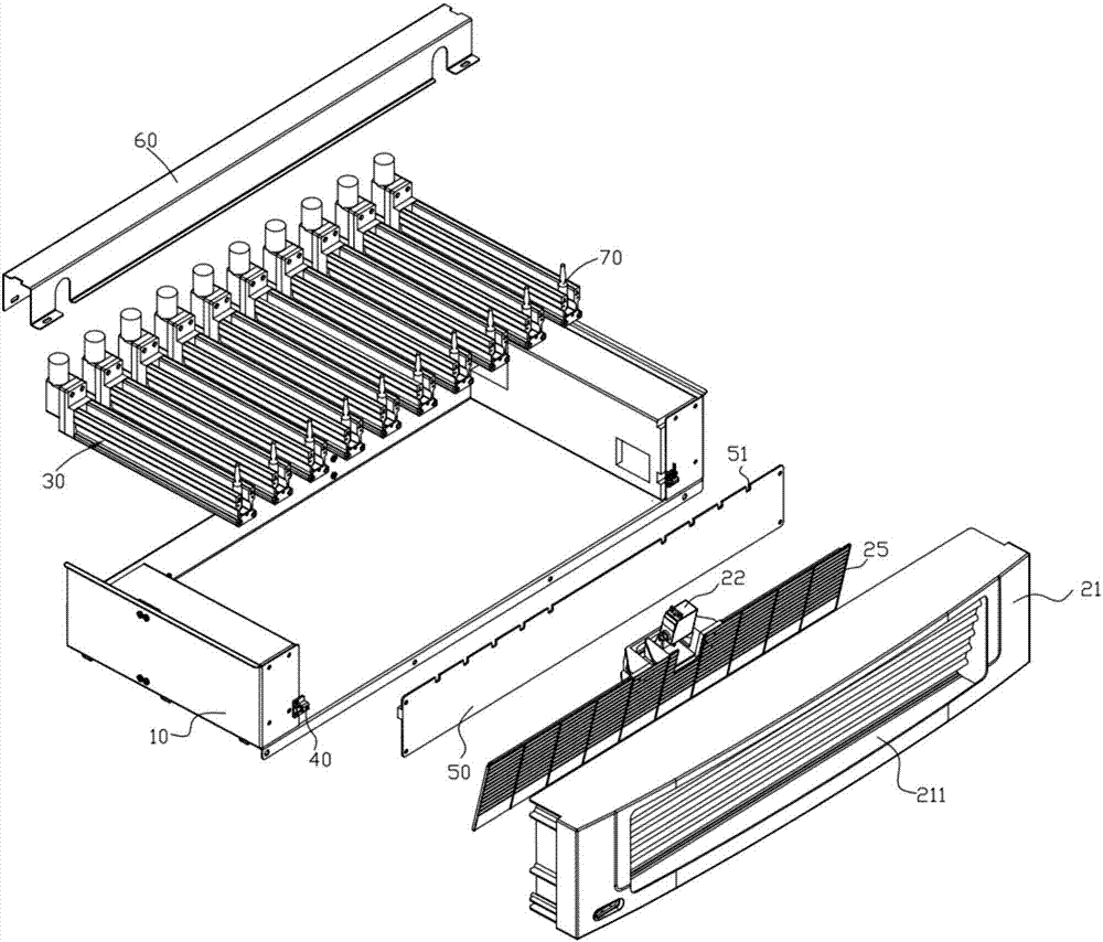 Automatic distribution device of injection bottles