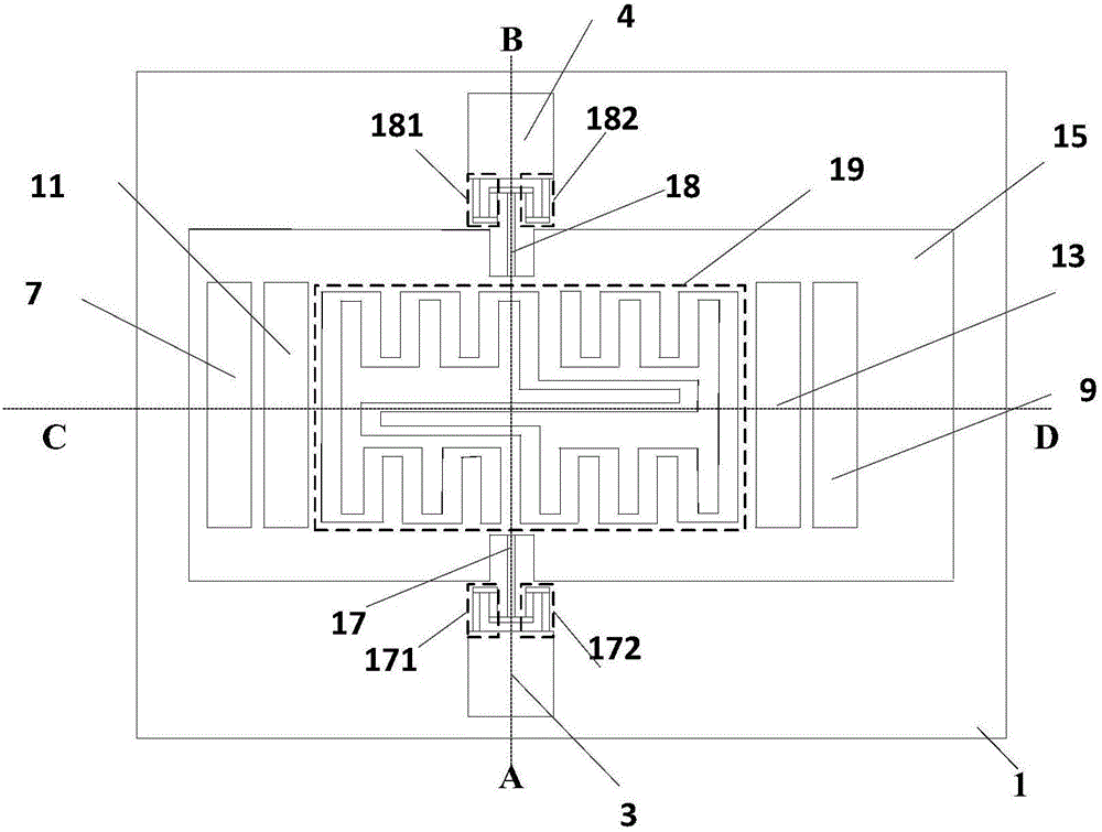 TMR (Tunneling magnetoresistance) accelerometer based on gap change