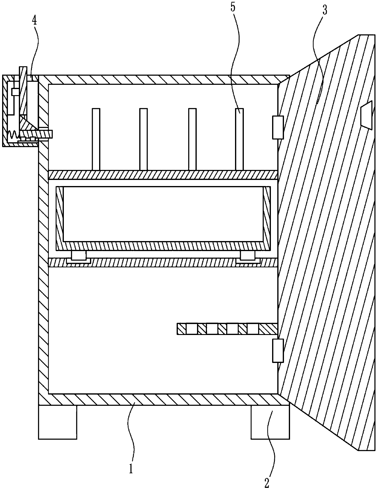 A device for placing cosmetics