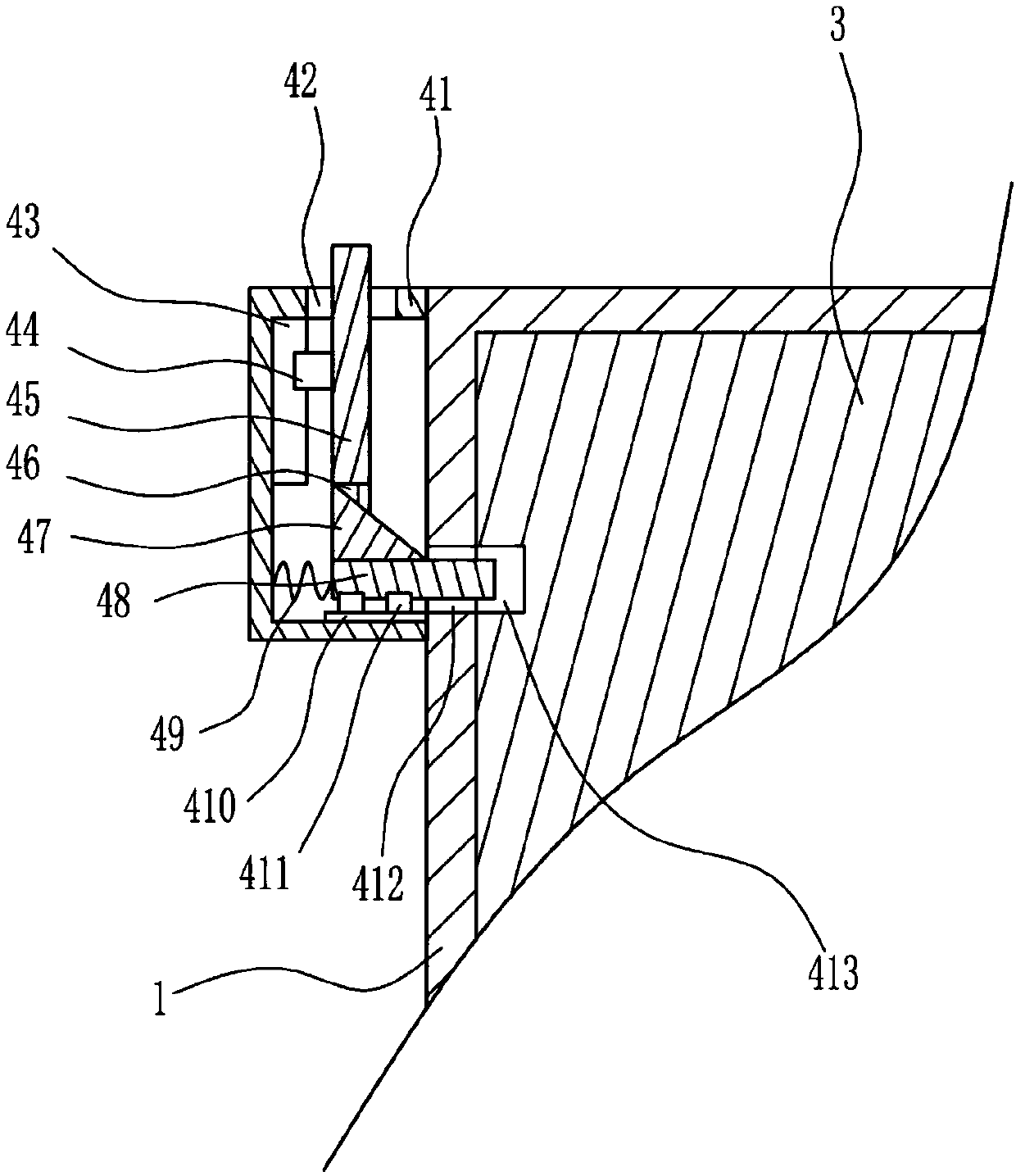 A device for placing cosmetics