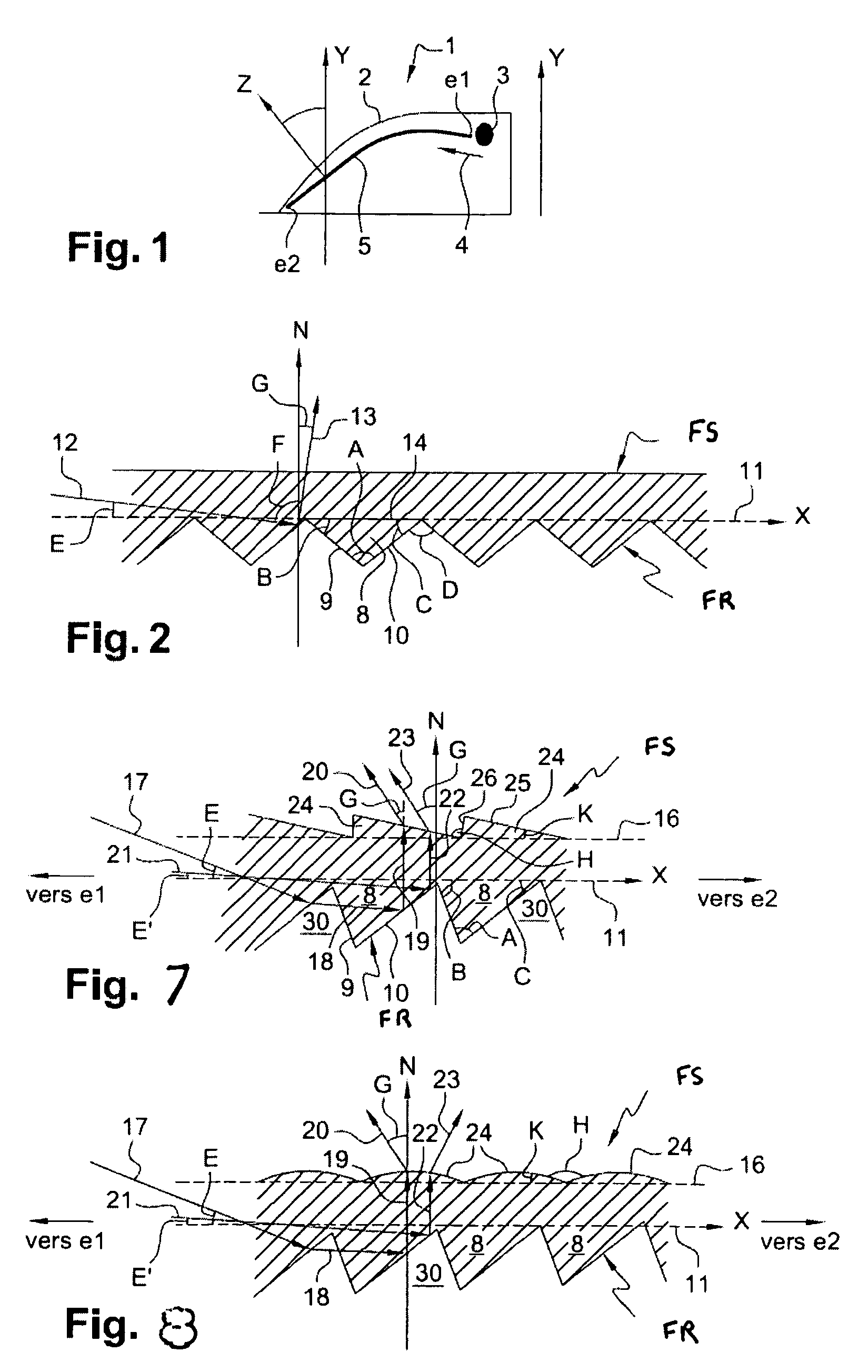 Lighting and/or signalling device with optical guide for a motor vehicle