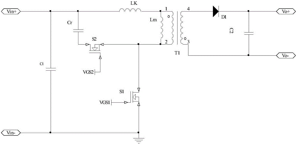 Active clamp flyback circuit and control method thereof