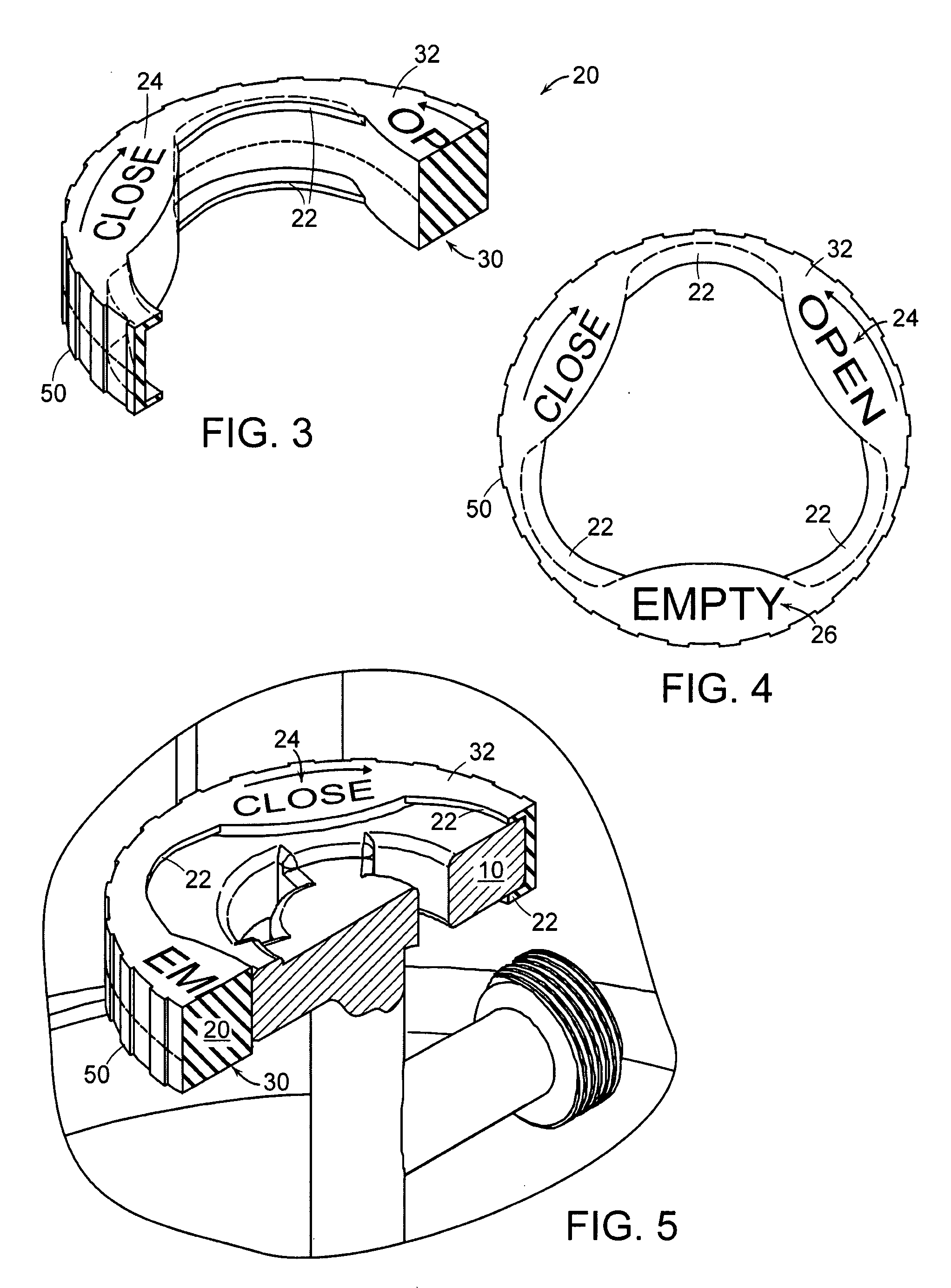 Indicator cap for gas cylinders