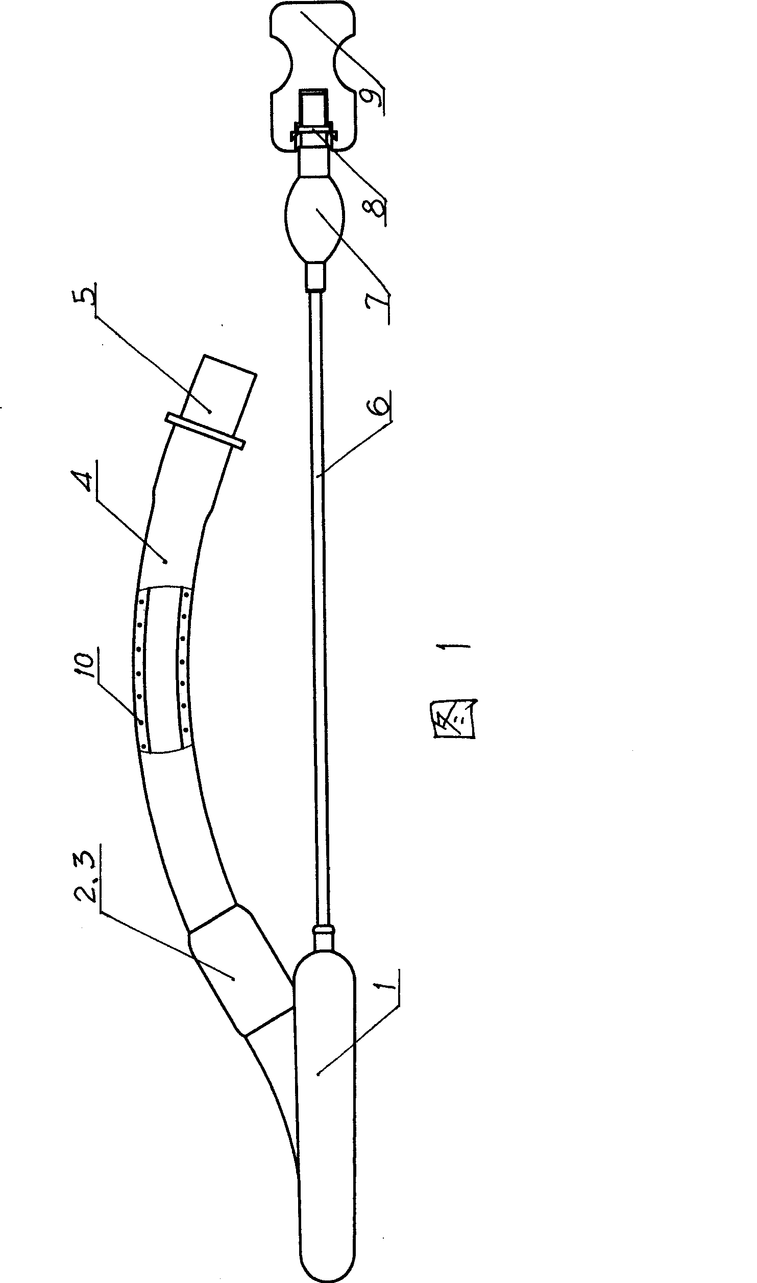 Disposable silicon-plastic larynx mask