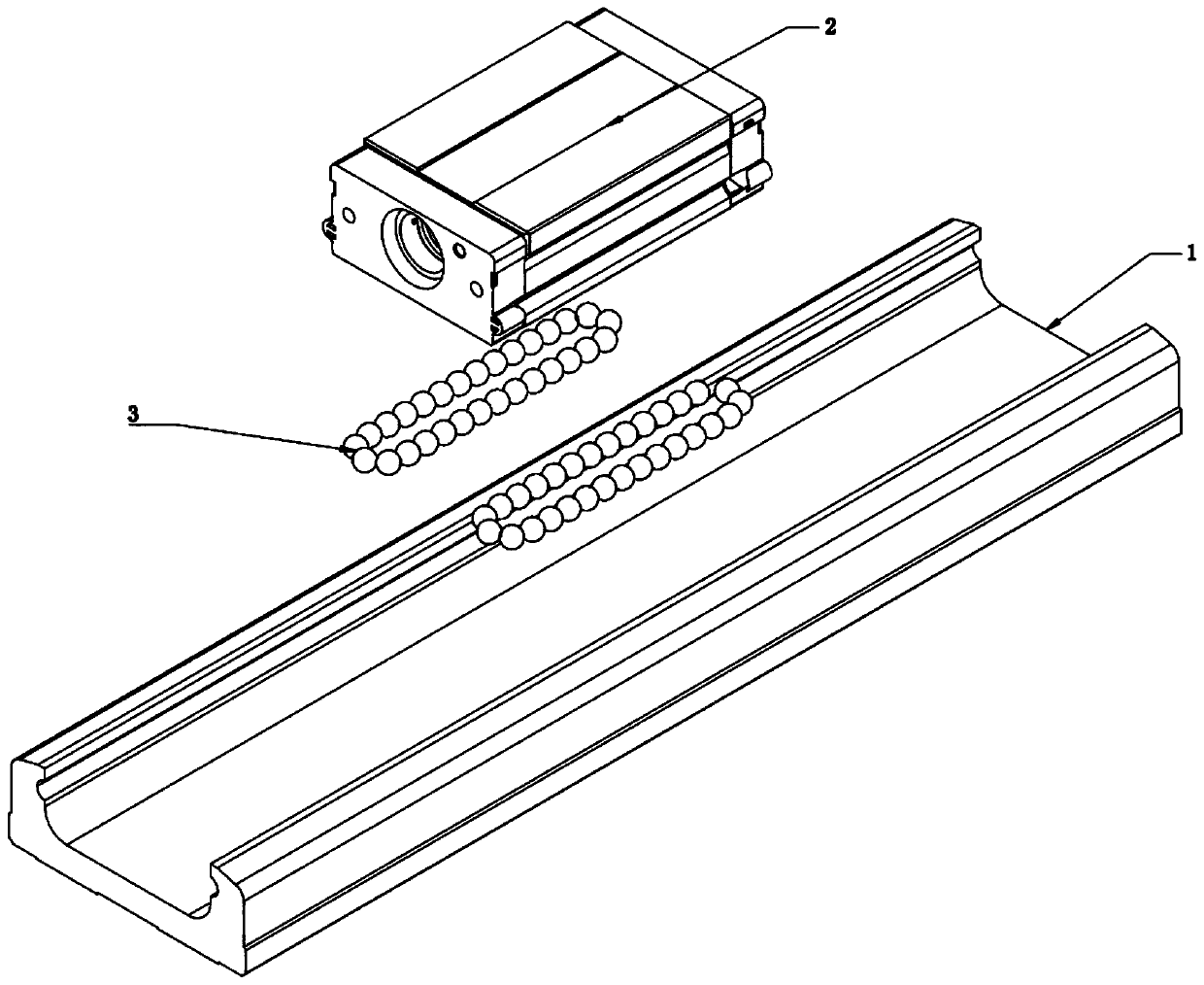 Circular rolling mechanism for steel ball