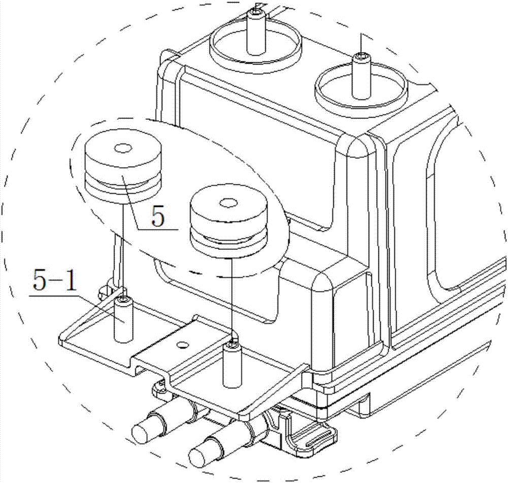 Fixing base with shock absorption function for smart battery on unmanned aerial vehicle