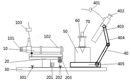 Device and method for detecting parallelism of split beams of optical lens