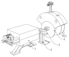 A kind of intelligent anchoring equipment for windproof transverse stay cable of large mechanical ship