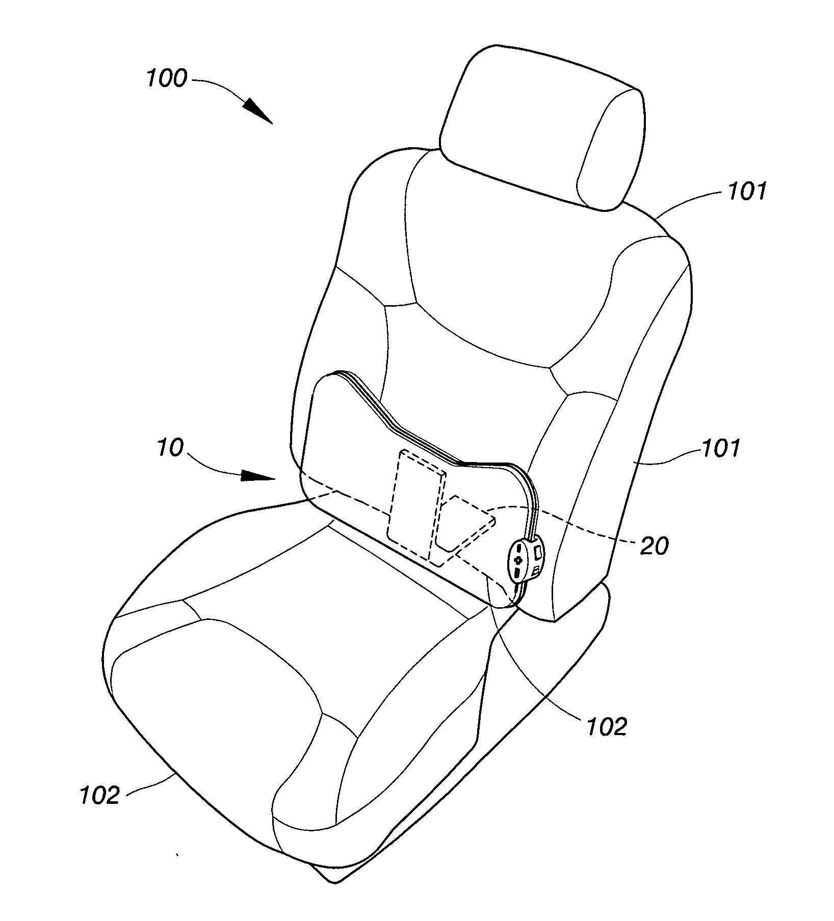 Backrest structure