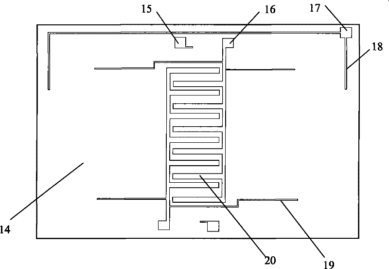 Micro-inertial sensor with variable pitch capacitor