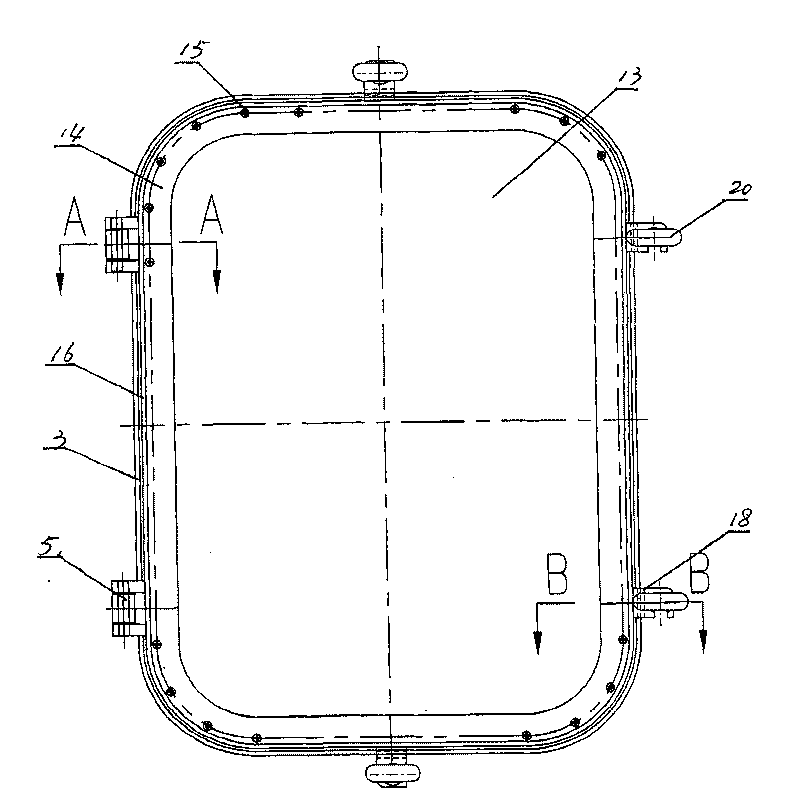 Open-type fire resisting window