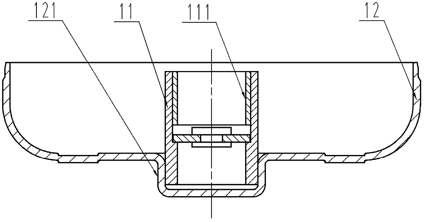 Vortex compressor capable of being assembled through clamping lower cover component