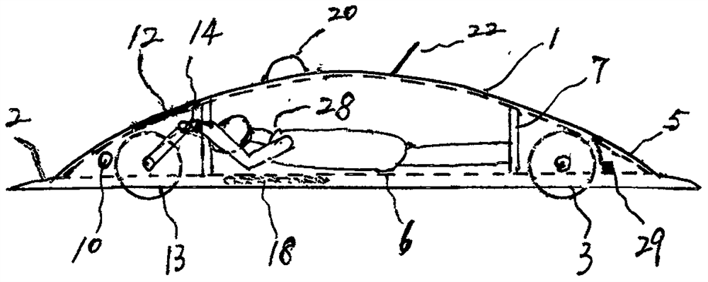 Multifunctional amphibious individual bionic armored vehicle