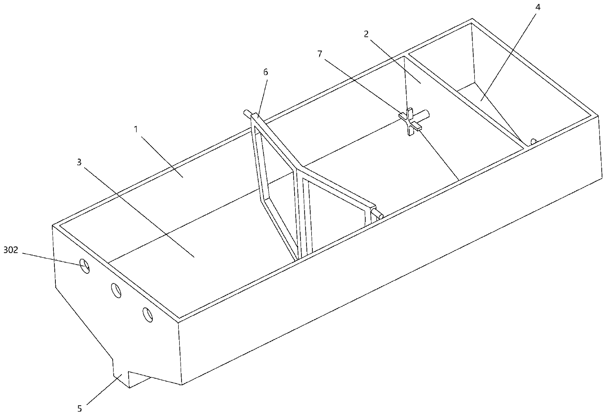 Aquatic excrement precipitation separation equipment