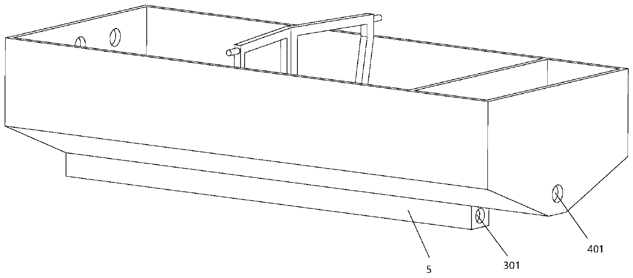 Aquatic excrement precipitation separation equipment