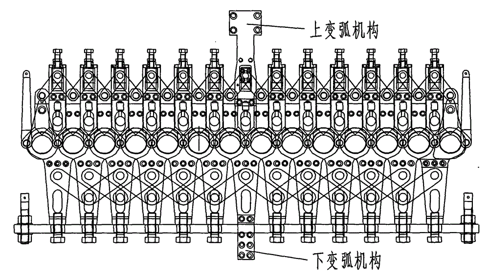 Forming device for reversely bending tempered glass and operating method thereof