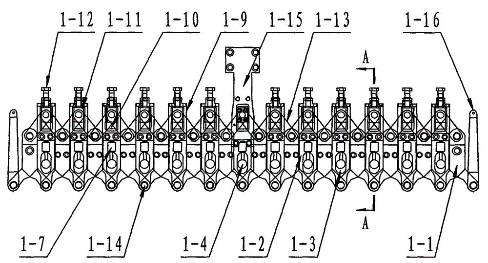 Forming device for reversely bending tempered glass and operating method thereof